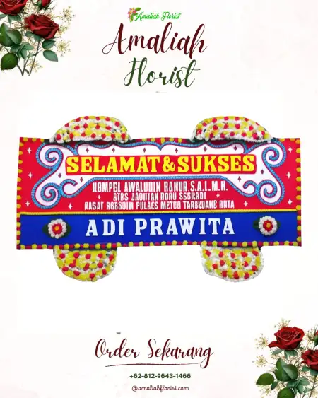Papan Bunga Ucapan Selamat Buluroto