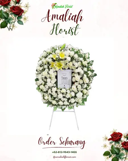 Krans Bunga Duka Buluroto